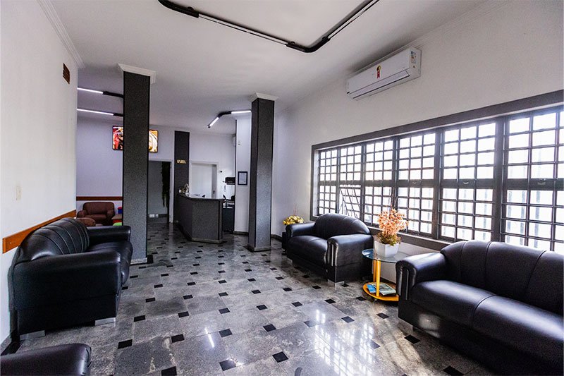 Sala de espera do consultório pediátrico